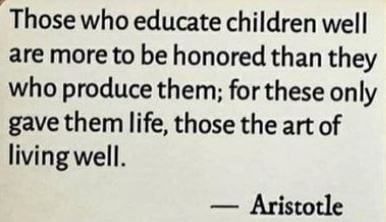 Those who educate children