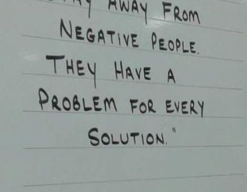 negative people Einstein quote