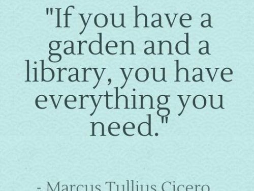 if you have a garden