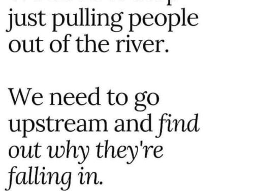 go upstream