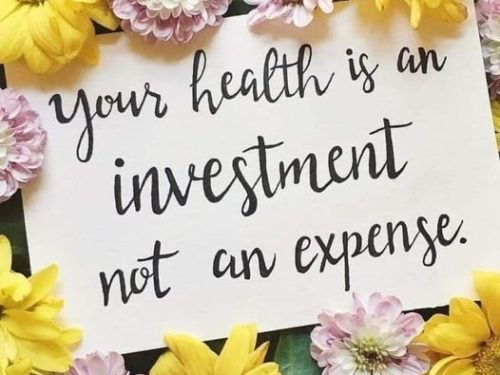 health is an investment
