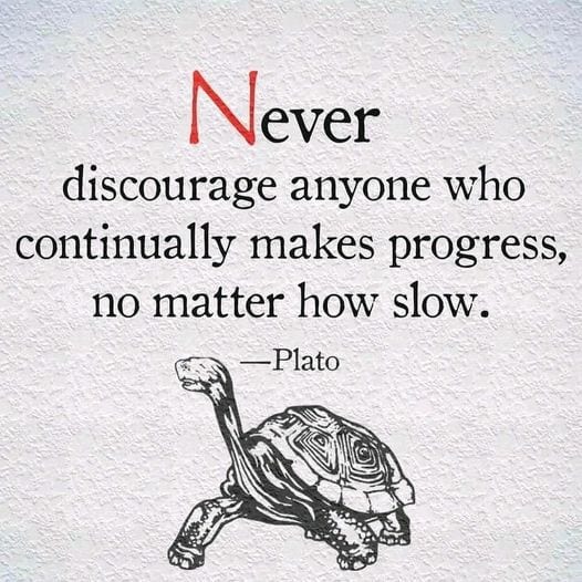 never-discourage
