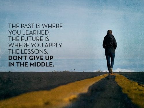 the past is where