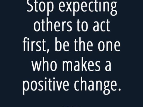 make positive change
